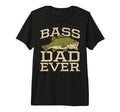 Bass Dad Ever Fishing Fish Fisherman T-Shirt - Custom Art Print for Adults - T-Shirt, Sweatshirt, Hoodie