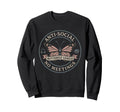Anti Social Butterfly Introvert Sweatshirt - Streetwear Style for Adults - T-Shirt, Sweatshirt, Hoodie