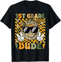 1st Grade Dude First Day of School Camo Peace Sign Men Boy T-Shirt Unisex T-shirt, Sweatshirt, Hoodie, Long Sleeve Tee - T-Shirt, Sweatshirt, Hoodie