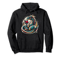 Dragon Reading Book Dragon Enthusiast Hoodie - Streetwear Style for Adults - T-Shirt, Sweatshirt, Hoodie