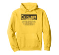 Nerdy Mom Book Lover Fantasy Sci Fi Hoodie - Minimalist Print Men Women - T-Shirt, Sweatshirt, Hoodie