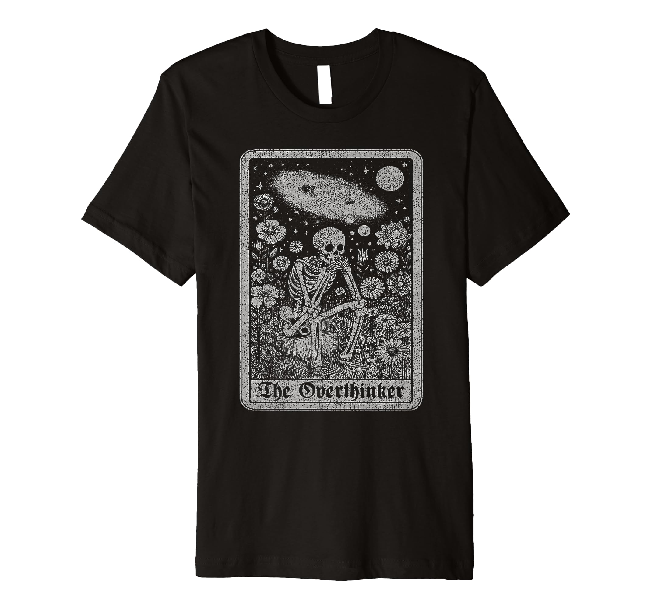 Overthinker Tarot Cards Reader T-Shirt - Graphic Print for Adults - T-Shirt, Sweatshirt, Hoodie