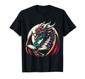 Dragon Reading Book Dragon Enthusiast T-Shirt - Trendy Graphic for Adults - T-Shirt, Sweatshirt, Hoodie