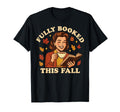 Autumn Bibliophile Book Bookworm Reading T-Shirt - Minimalist Print Unisex - T-Shirt, Sweatshirt, Hoodie