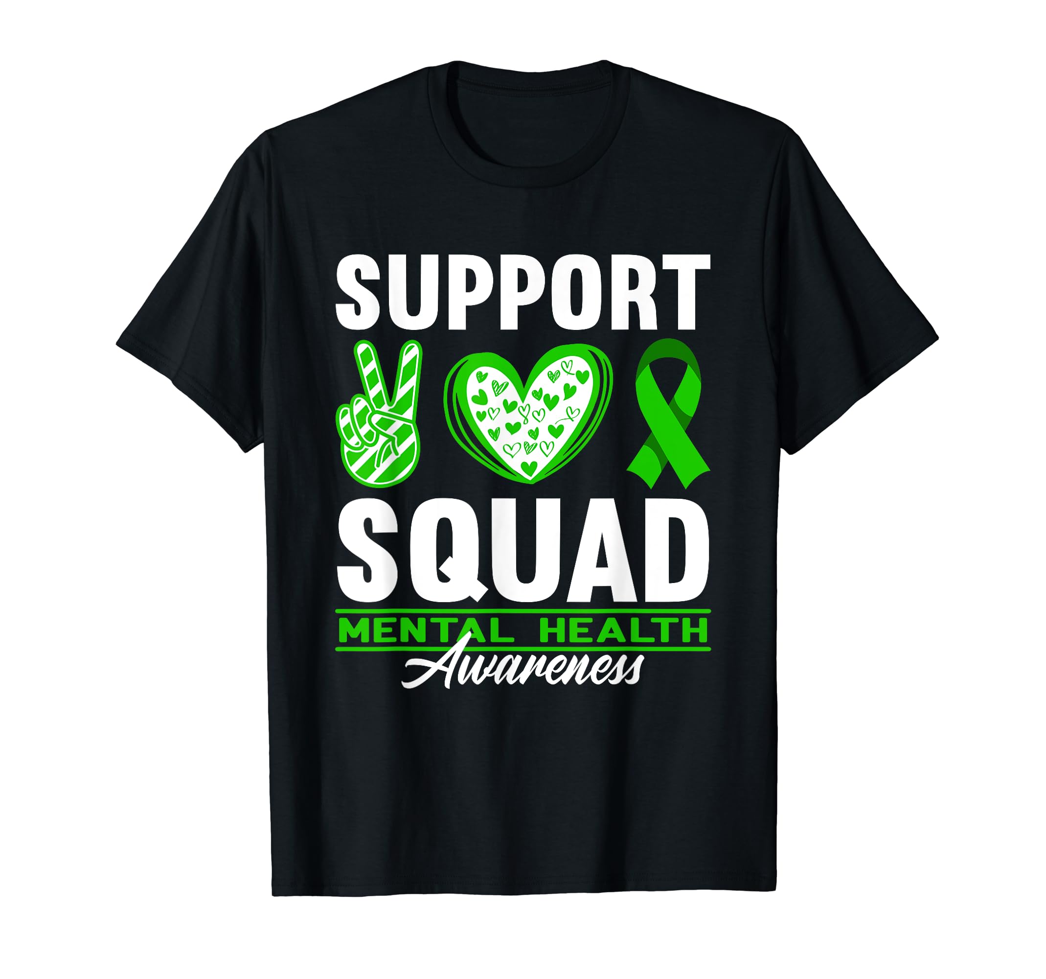 Support Awareness Squad I T-Shirt - Aesthetic Graphic for Adults - T-Shirt, Sweatshirt, Hoodie