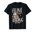 Cats Books Literature Reading T-Shirt - Casual Everyday Wear Men Women - T-Shirt, Sweatshirt, Hoodie
