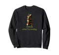 Book Worm Book Stack Reading Addict Sweatshirt - Minimalist Print Unisex - T-Shirt, Sweatshirt, Hoodie