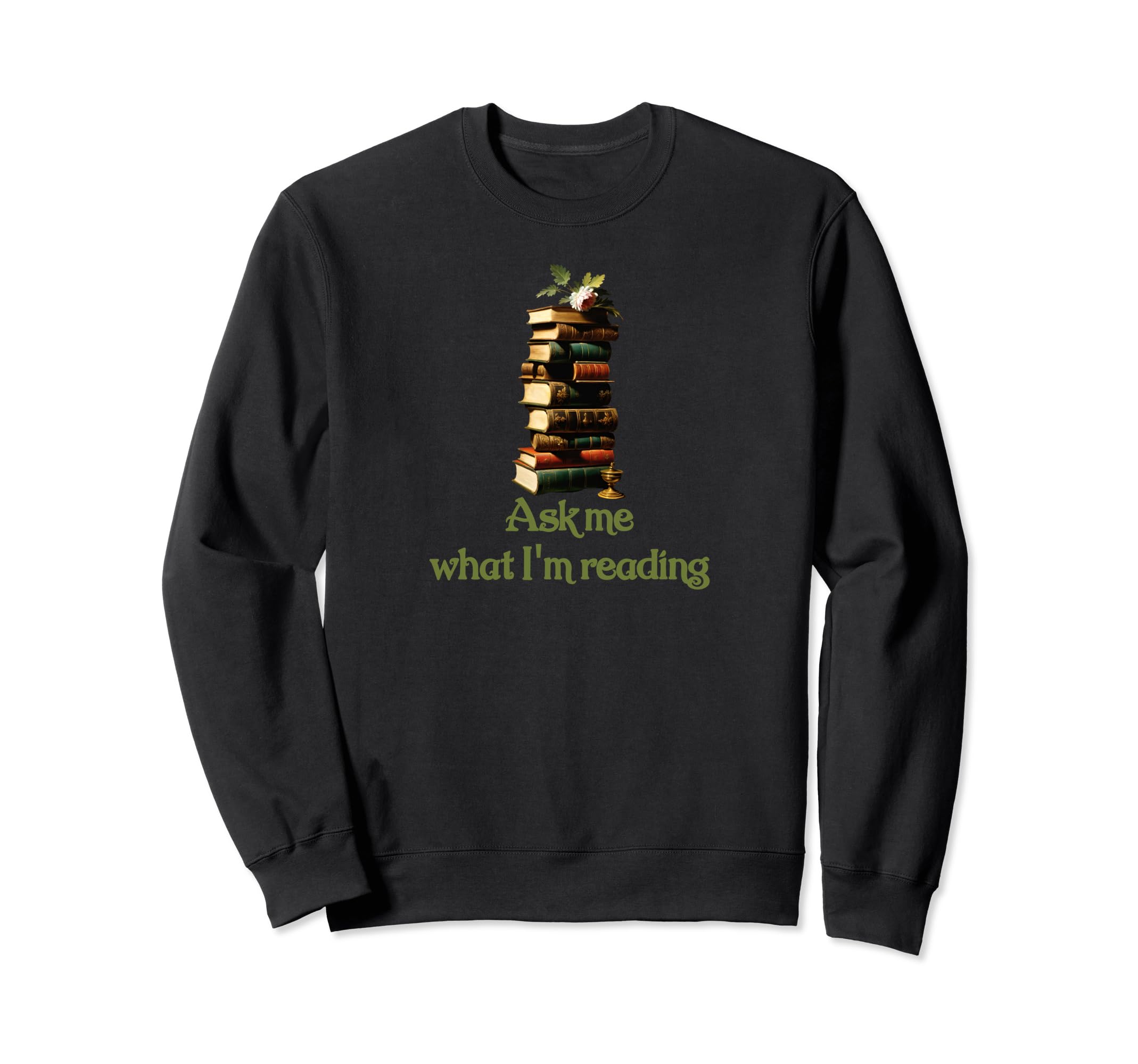Book Worm Book Stack Reading Addict Sweatshirt - Minimalist Print Unisex - T-Shirt, Sweatshirt, Hoodie