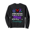 Suicide Awareness Mental Health Sweatshirt - Graphic Print Unisex - T-Shirt, Sweatshirt, Hoodie