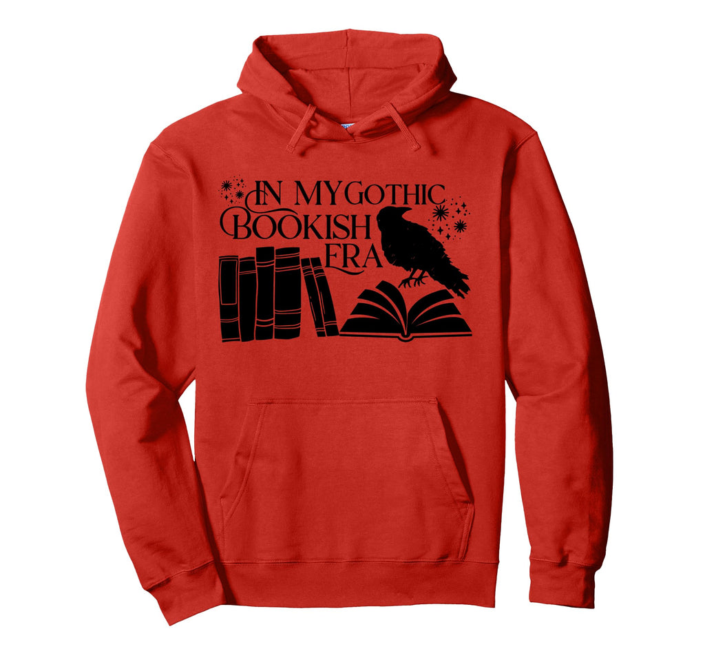 My Bookish Era Gothic Book Lover Hoodie - Custom Art Print Men Women - T-Shirt, Sweatshirt, Hoodie