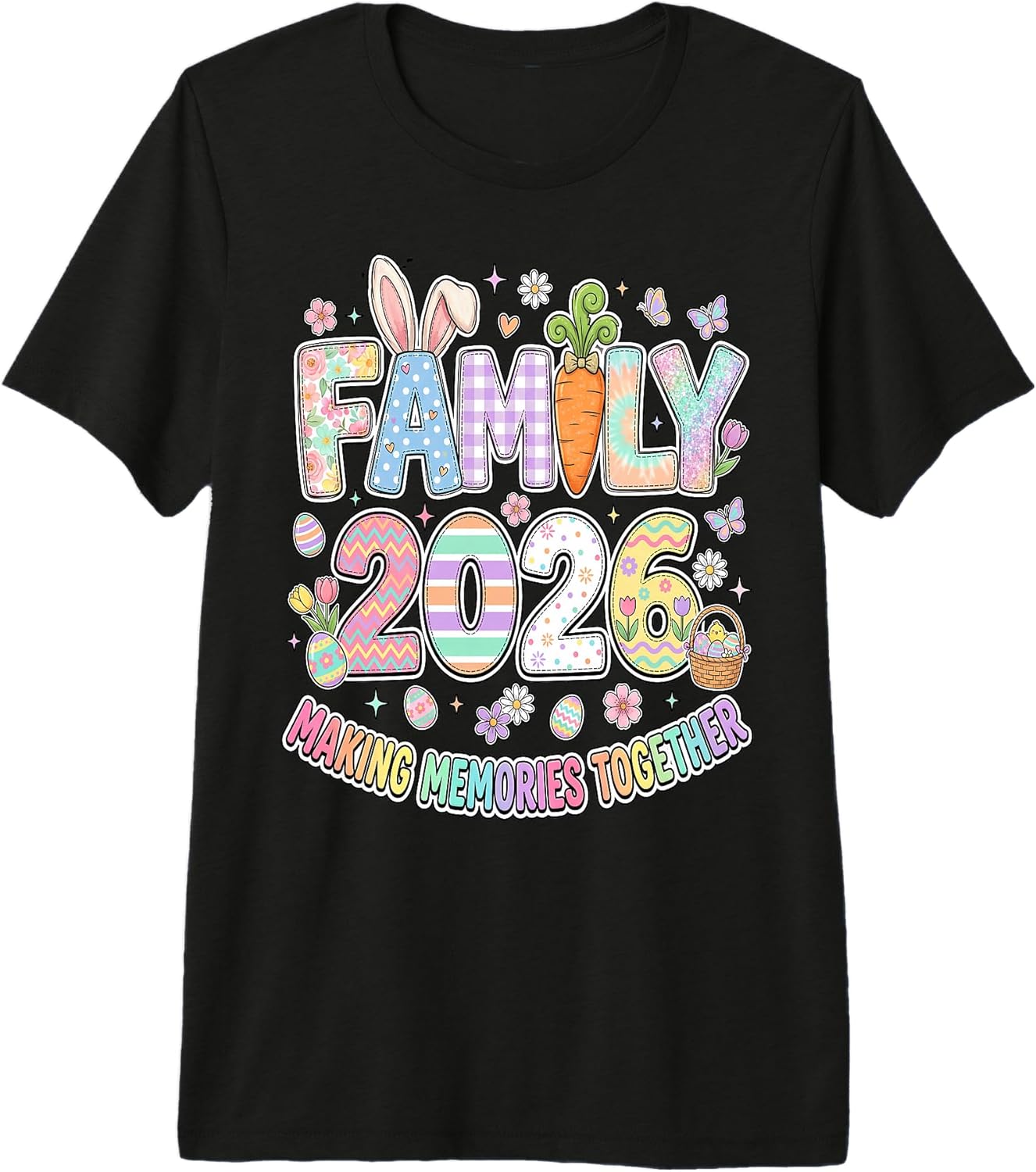 Cute Easter 2026 Family Matching Bunny Group Unisex T-shirt, Sweatshirt, Hoodie, Long Sleeve Tee - T-Shirt, Sweatshirt, Hoodie
