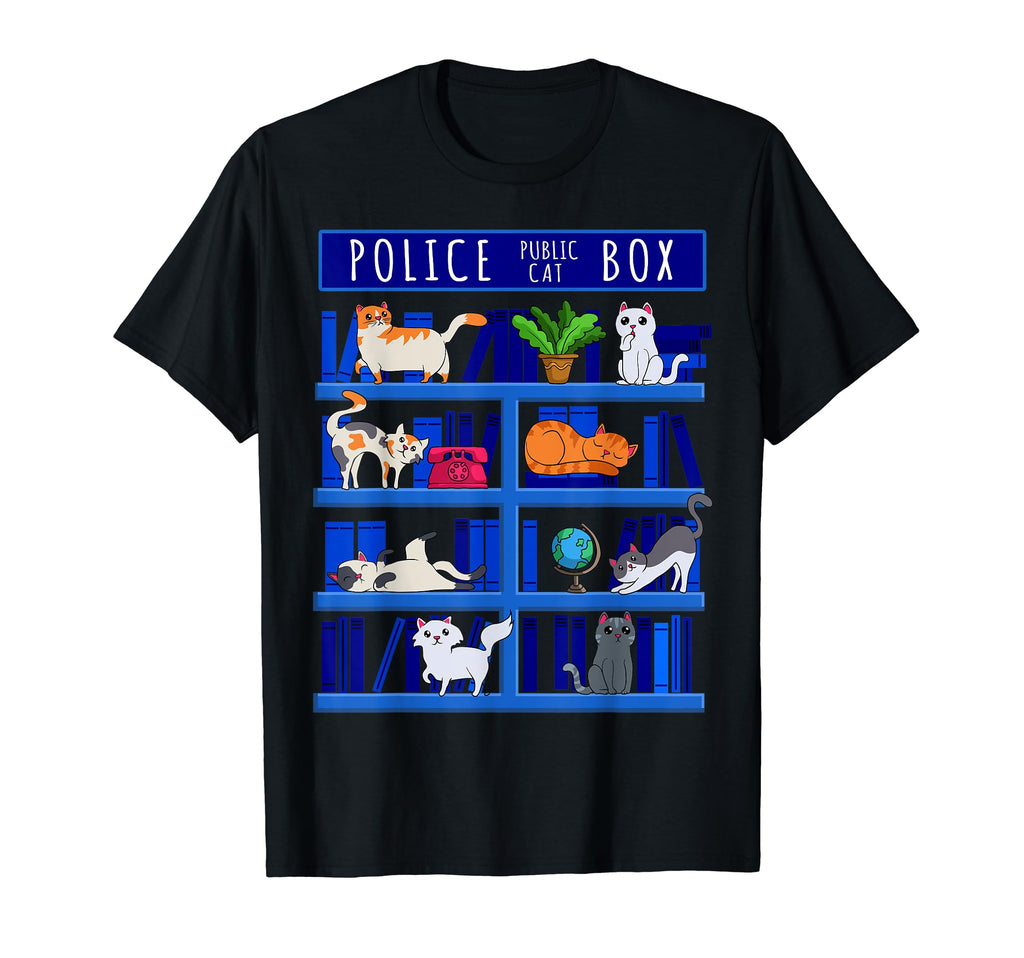 Public Cat Box Funny Kitty Cat T-Shirt - Fun Novelty Design for Adults - T-Shirt, Sweatshirt, Hoodie