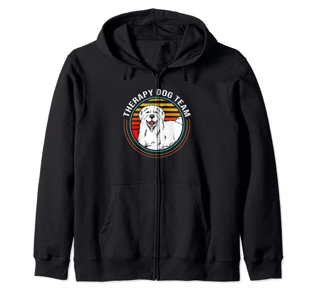 Therapy Dog Gifts Therapy Dog Team Sweatshirt - Graphic Print Unisex - T-Shirt, Sweatshirt, Hoodie