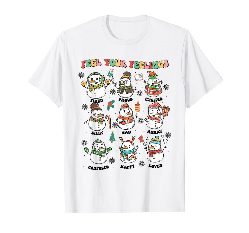 Mental Health Tis Season To Feel T-Shirt - Casual Everyday Wear Unisex - T-Shirt, Sweatshirt, Hoodie