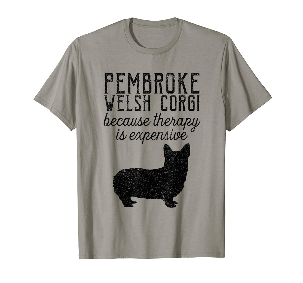 Pembroke Welsh Corgi Because Therapy T-Shirt - Unique Graphic for Adults - T-Shirt, Sweatshirt, Hoodie