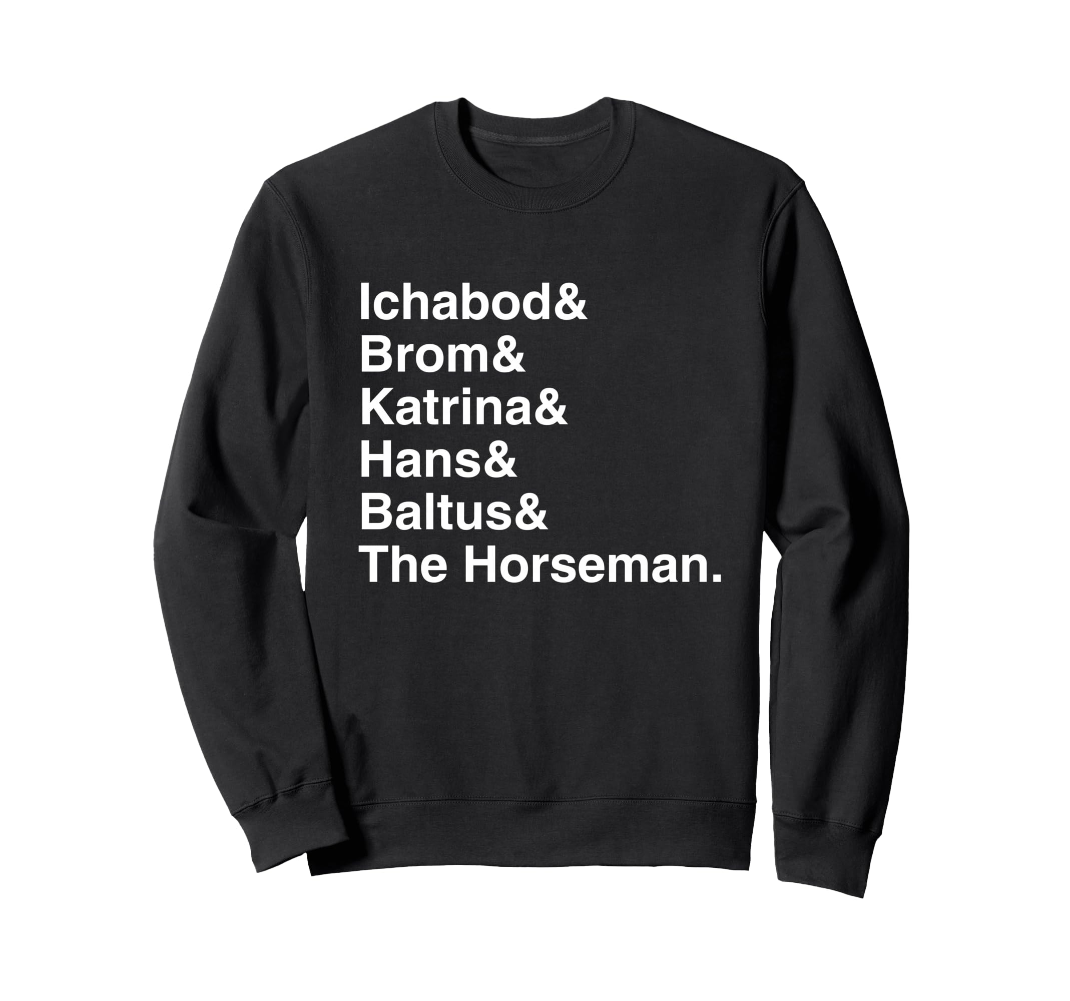 Legend Sleepy Hollow Character Sweatshirt - Minimalist Print for Adults - T-Shirt, Sweatshirt, Hoodie