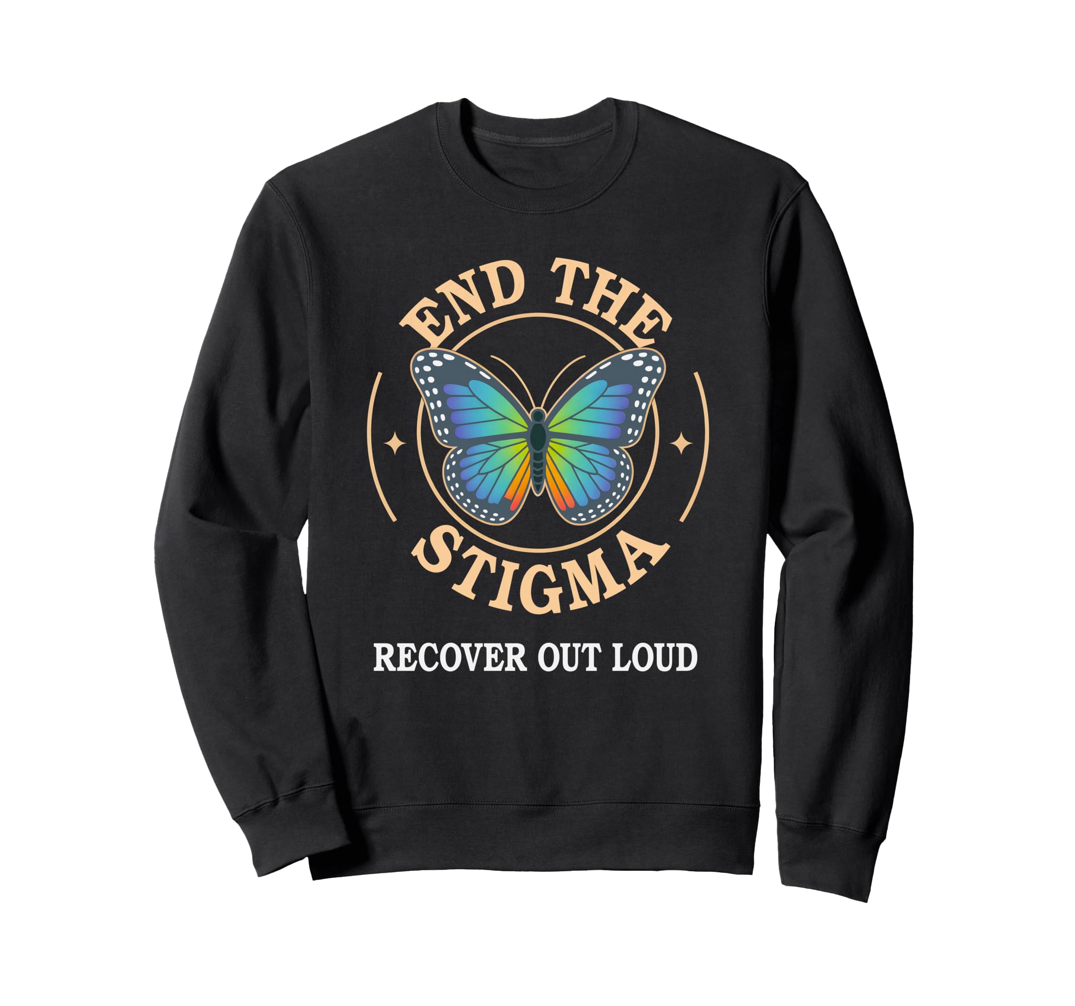 End Stigma Sobriety Recovery Mode Aa Sweatshirt - Fun Novelty Design Unisex - T-Shirt, Sweatshirt, Hoodie
