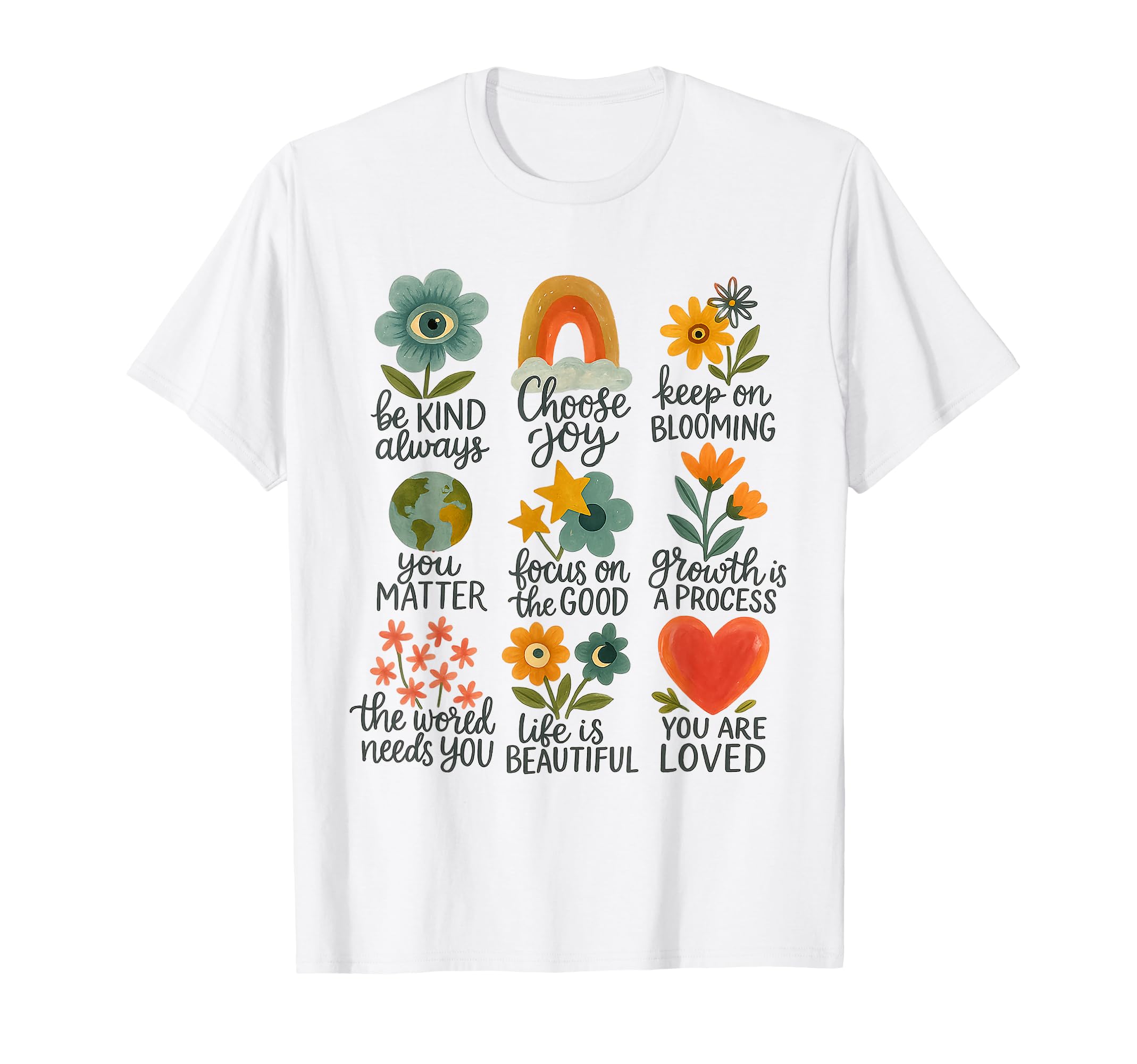 Positive Quotes Be Kind Choose Joy You T-Shirt - Streetwear Style Unisex - T-Shirt, Sweatshirt, Hoodie