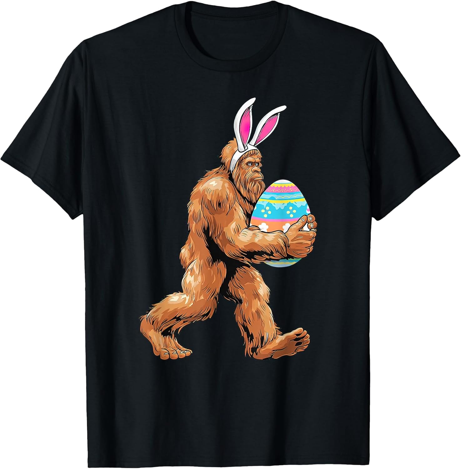 Funny Sasquatch Rabbit Bigfoot Easter Day Outfit Unisex T-shirt, Sweatshirt, Hoodie, Long Sleeve Tee - T-Shirt, Sweatshirt, Hoodie