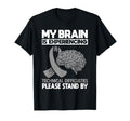 Brain Cancer Warrior Chemo Gray T-Shirt - Streetwear Style for Adults - T-Shirt, Sweatshirt, Hoodie