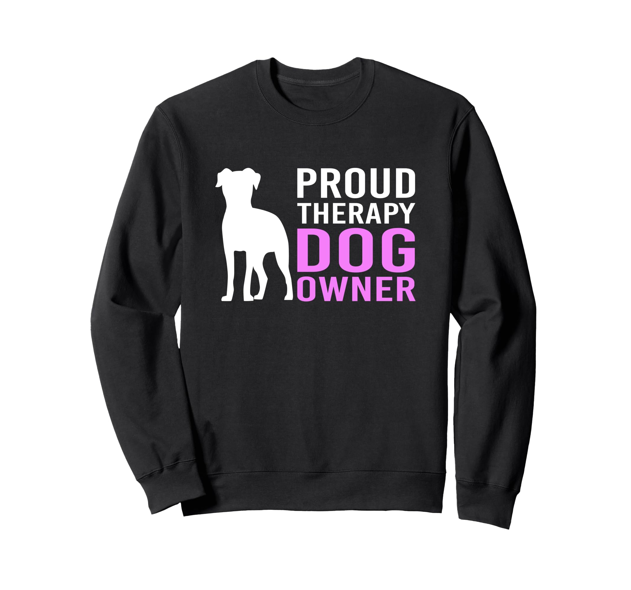 Therapy Dog Lover Proud Therapy Sweatshirt - Minimalist Print Men Women - T-Shirt, Sweatshirt, Hoodie