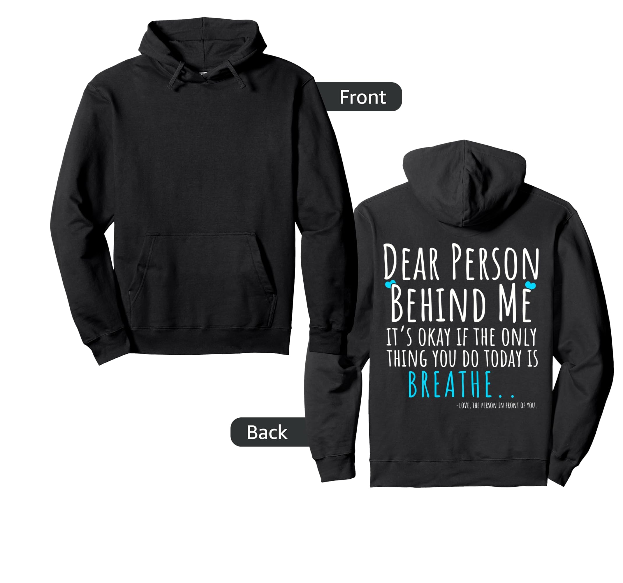Mental Health Suicide Prevention Hoodie - Fun Novelty Design for Adults - T-Shirt, Sweatshirt, Hoodie