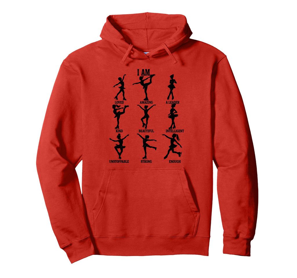 Figure Skating Ice Affirmation Self Hoodie - Unique Graphic for Adults - T-Shirt, Sweatshirt, Hoodie