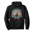 Rainbow Be Kind To Your Mind Mental Hoodie - Fun Novelty Design Men Women - T-Shirt, Sweatshirt, Hoodie