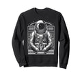Astronaut Librarian Library Book Sweatshirt - Aesthetic Graphic Men Women - T-Shirt, Sweatshirt, Hoodie