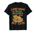 Read Books Pets Cats Cat Lover T-Shirt - Custom Art Print Men Women - T-Shirt, Sweatshirt, Hoodie