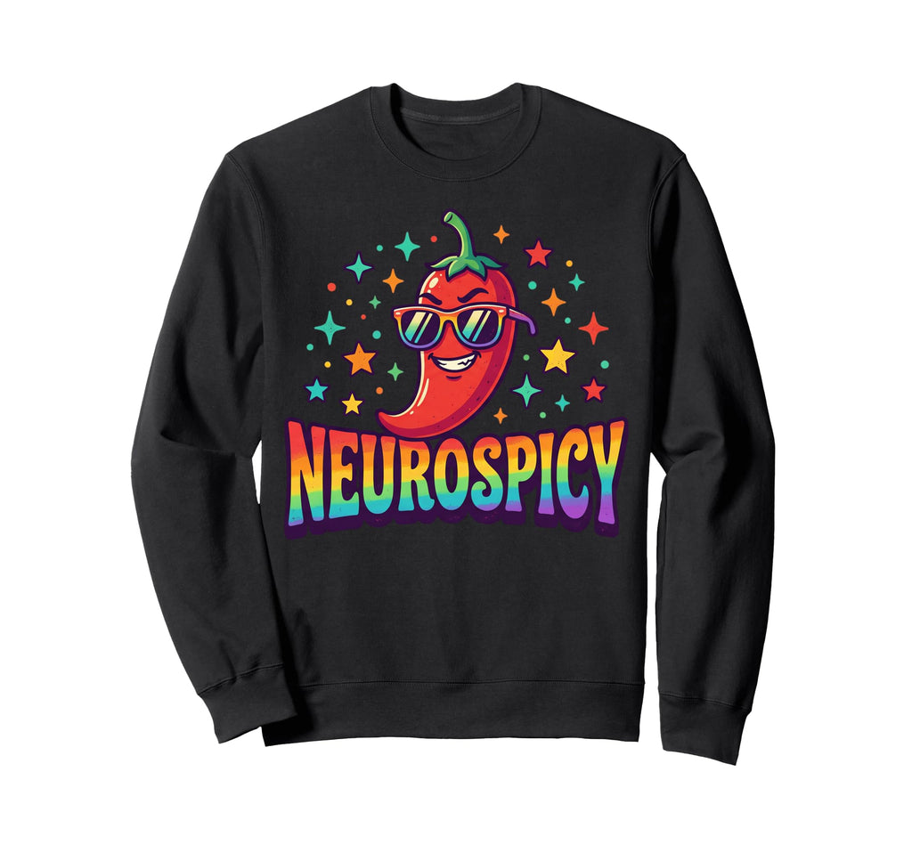 Neurospicy Neurodivergent Funny Adhd Hoodie - Casual Everyday Wear Unisex - T-Shirt, Sweatshirt, Hoodie