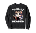 Reading Book Cat Library Reading Sweatshirt - Fun Novelty Design Unisex - T-Shirt, Sweatshirt, Hoodie