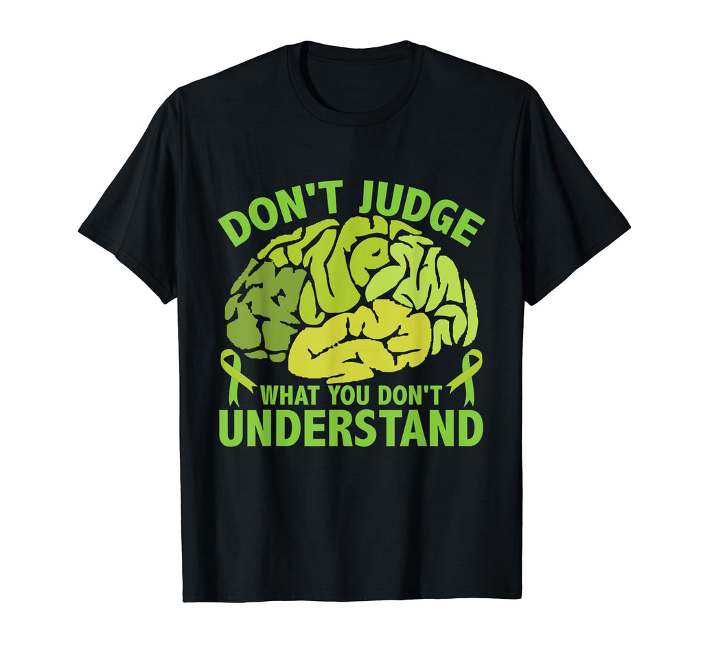 Green Ribbon Mental Health Awareness T-Shirt - Fun Novelty Design Men Women - T-Shirt, Sweatshirt, Hoodie