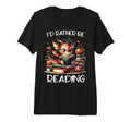 Id Rather Be Reading Book Dragon T-Shirt - Graphic Print Men Women - T-Shirt, Sweatshirt, Hoodie