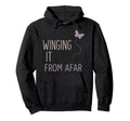 Anti Social Butterfly Introvert Meme Hoodie - Minimalist Print for Adults - T-Shirt, Sweatshirt, Hoodie
