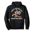 Easily Distracted Dragon And Books Book Hoodie - Novelty Apparel Men Women - T-Shirt, Sweatshirt, Hoodie