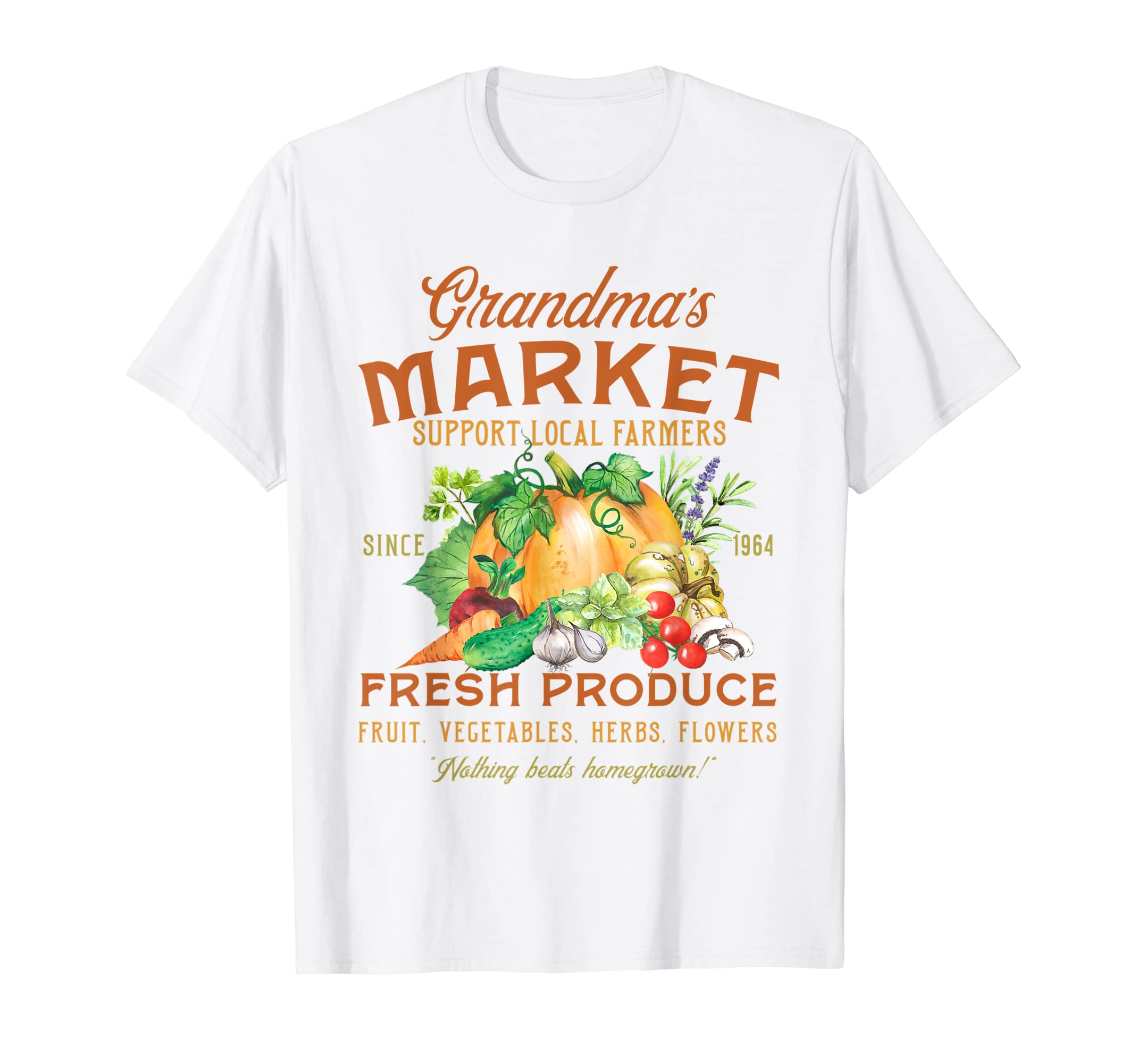 Grandmas Farmers Market Support Local Farms T-Shirt - Trendy Graphic Unisex - T-Shirt, Sweatshirt, Hoodie