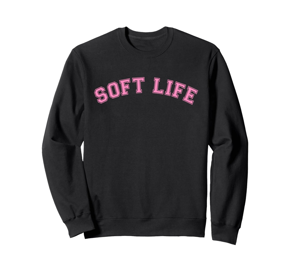 Soft Life Dont Stress Free Sweatshirt - Minimalist Print Men Women - T-Shirt, Sweatshirt, Hoodie