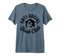 Anti Social Book Club Booktrovert T-Shirt - Aesthetic Graphic for Adults - T-Shirt, Sweatshirt, Hoodie