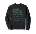 Bedtime Affirmations Adults Self Sweatshirt - Unique Graphic for Adults - T-Shirt, Sweatshirt, Hoodie