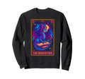 Dragon Tarot Card Bookwyrm Book Sweatshirt - Aesthetic Graphic Unisex - T-Shirt, Sweatshirt, Hoodie