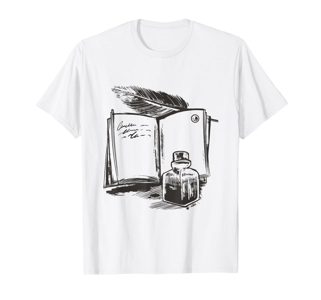 Literature Ink Bottle T-Shirt - Fun Novelty Design Unisex - T-Shirt, Sweatshirt, Hoodie