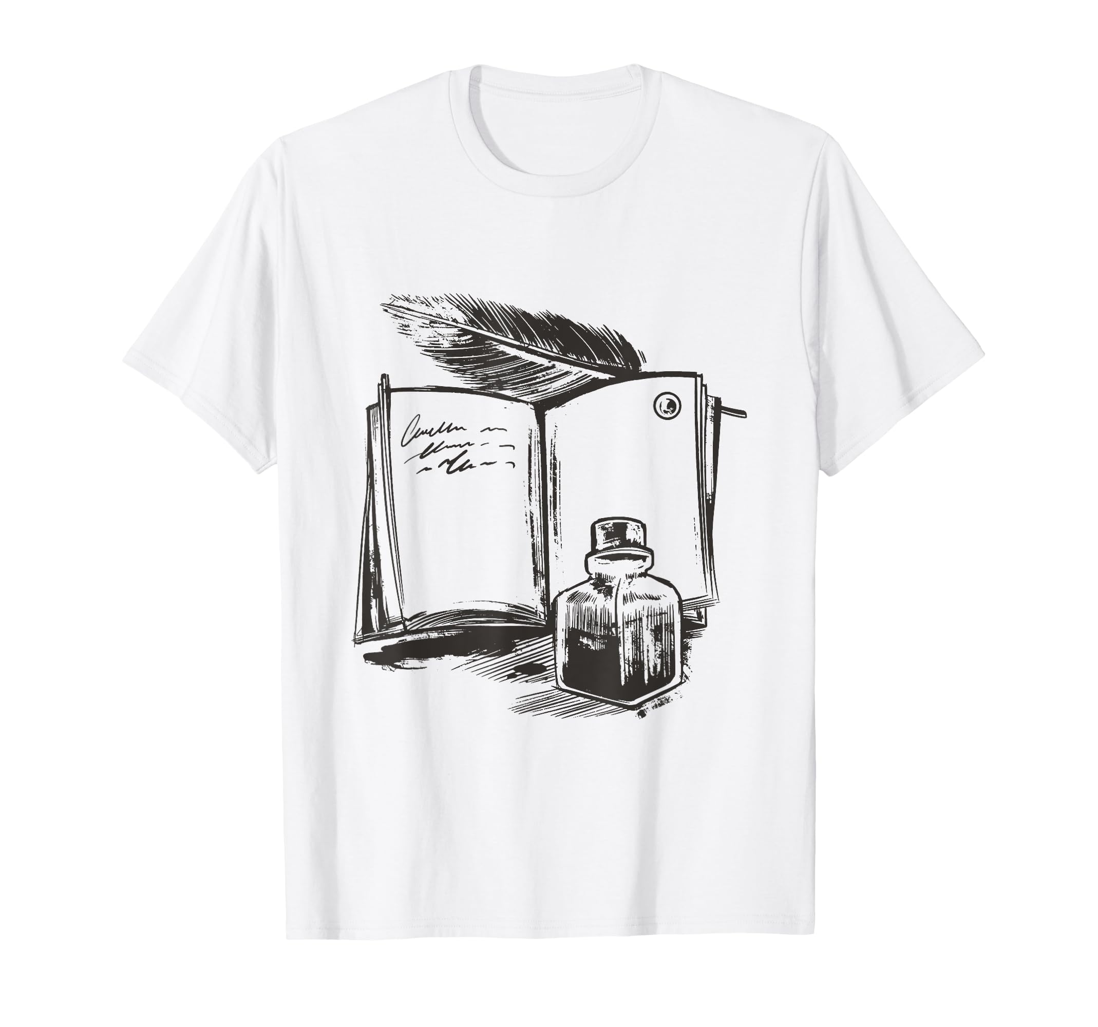 Literature Ink Bottle T-Shirt - Fun Novelty Design Unisex - T-Shirt, Sweatshirt, Hoodie