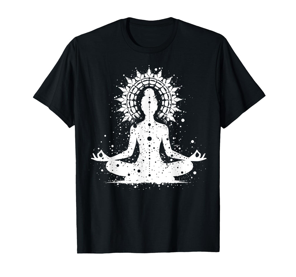 Silhouette Meditation Spiritual Motifs T-Shirt - Graphic Print for Adults - T-Shirt, Sweatshirt, Hoodie