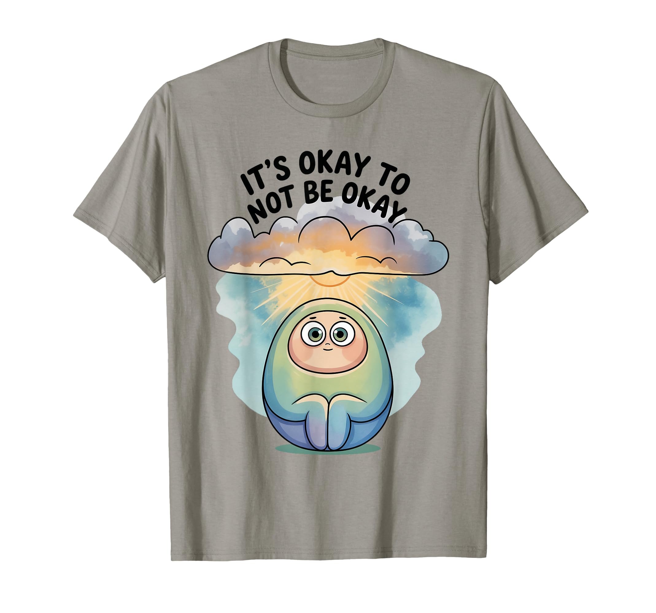 Its Okay To Not Be Okay Mental Health T-Shirt - Minimalist Print Men Women - T-Shirt, Sweatshirt, Hoodie