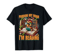 Pardon My Roar Im Reading Dinosaur T-Shirt - Trendy Graphic Unisex - T-Shirt, Sweatshirt, Hoodie