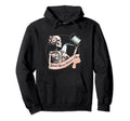 Skeleton Self Care Reminder Always Water Hoodie - Unique Graphic Unisex - T-Shirt, Sweatshirt, Hoodie