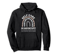 True Crime Lover Self Care Skull Bohemian Hoodie - Trendy Graphic Unisex - T-Shirt, Sweatshirt, Hoodie