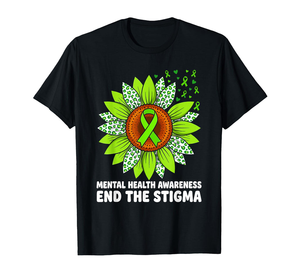 Mental Health Awareness End Stigma T-Shirt - Graphic Print for Adults - T-Shirt, Sweatshirt, Hoodie