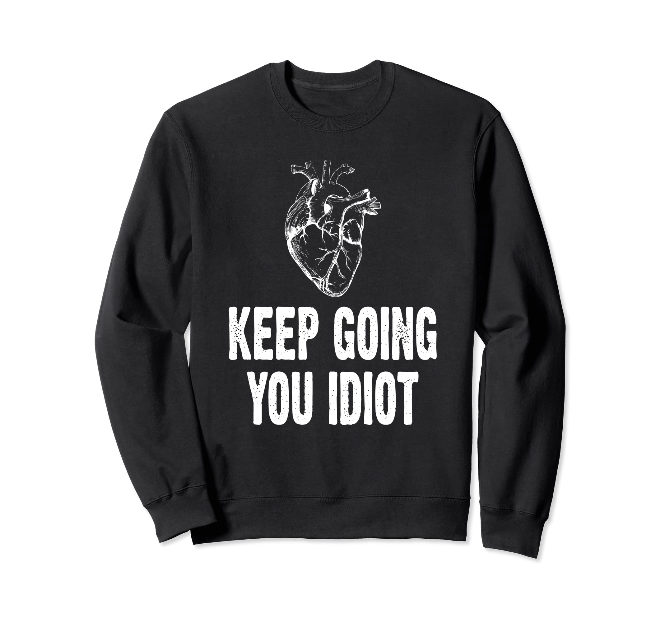 Heart Attack Survivor Keep Going Sweatshirt - Aesthetic Graphic Men Women - T-Shirt, Sweatshirt, Hoodie